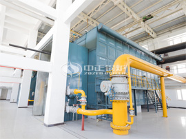 58MW SZS系列燃氣熱水鍋爐現場