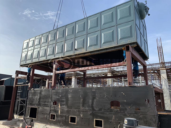 中正鍋爐通用股份生物質鍋爐安裝現場